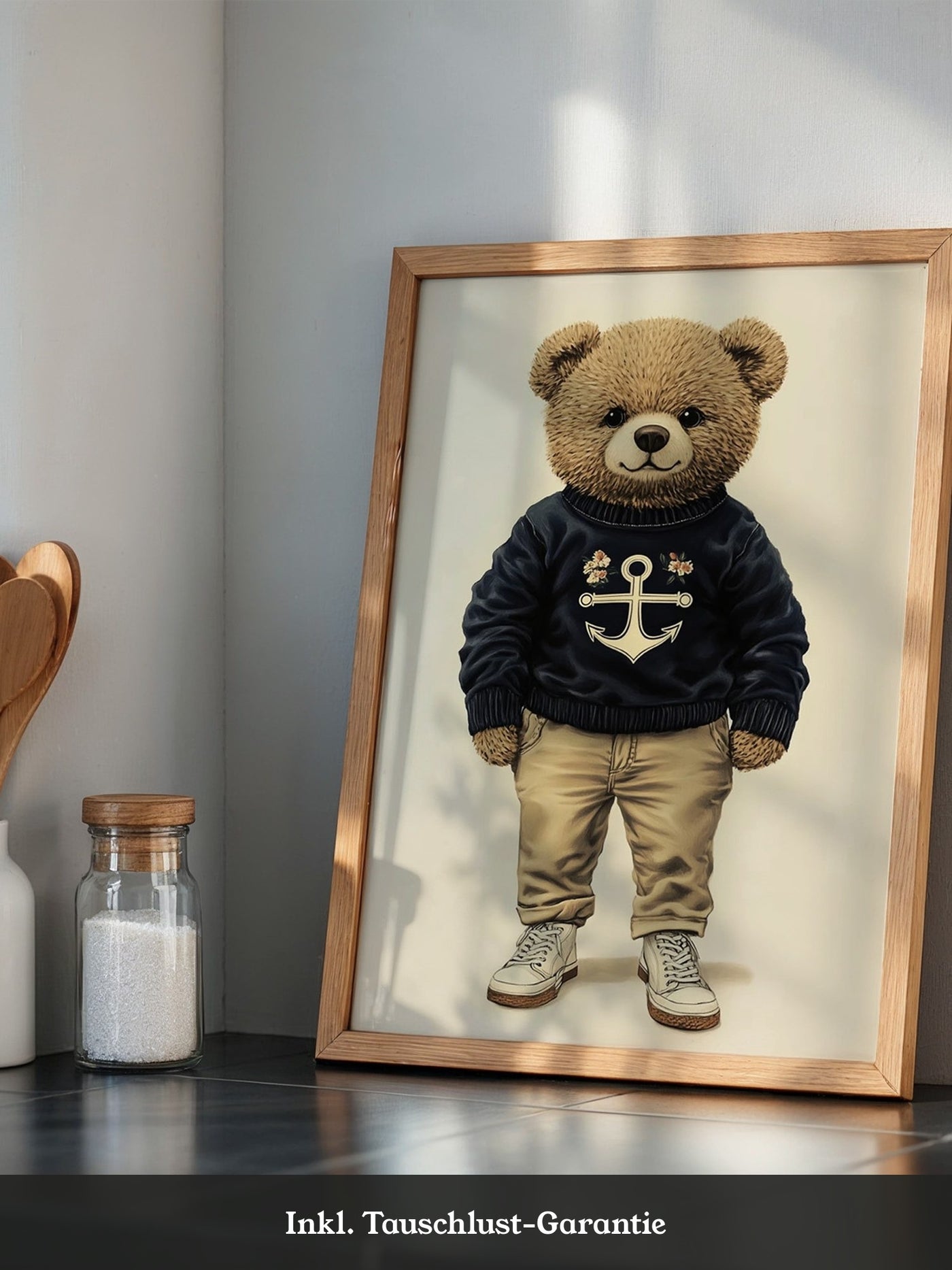 Teddybär Matrosenlook Vintage