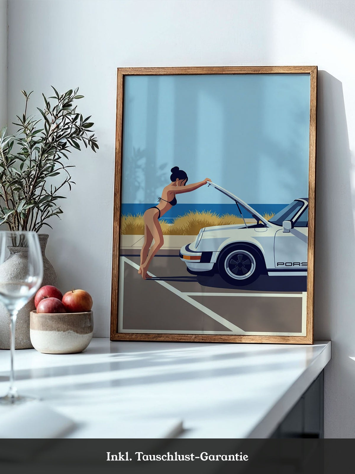 Elfer Cabrio Strand Retro