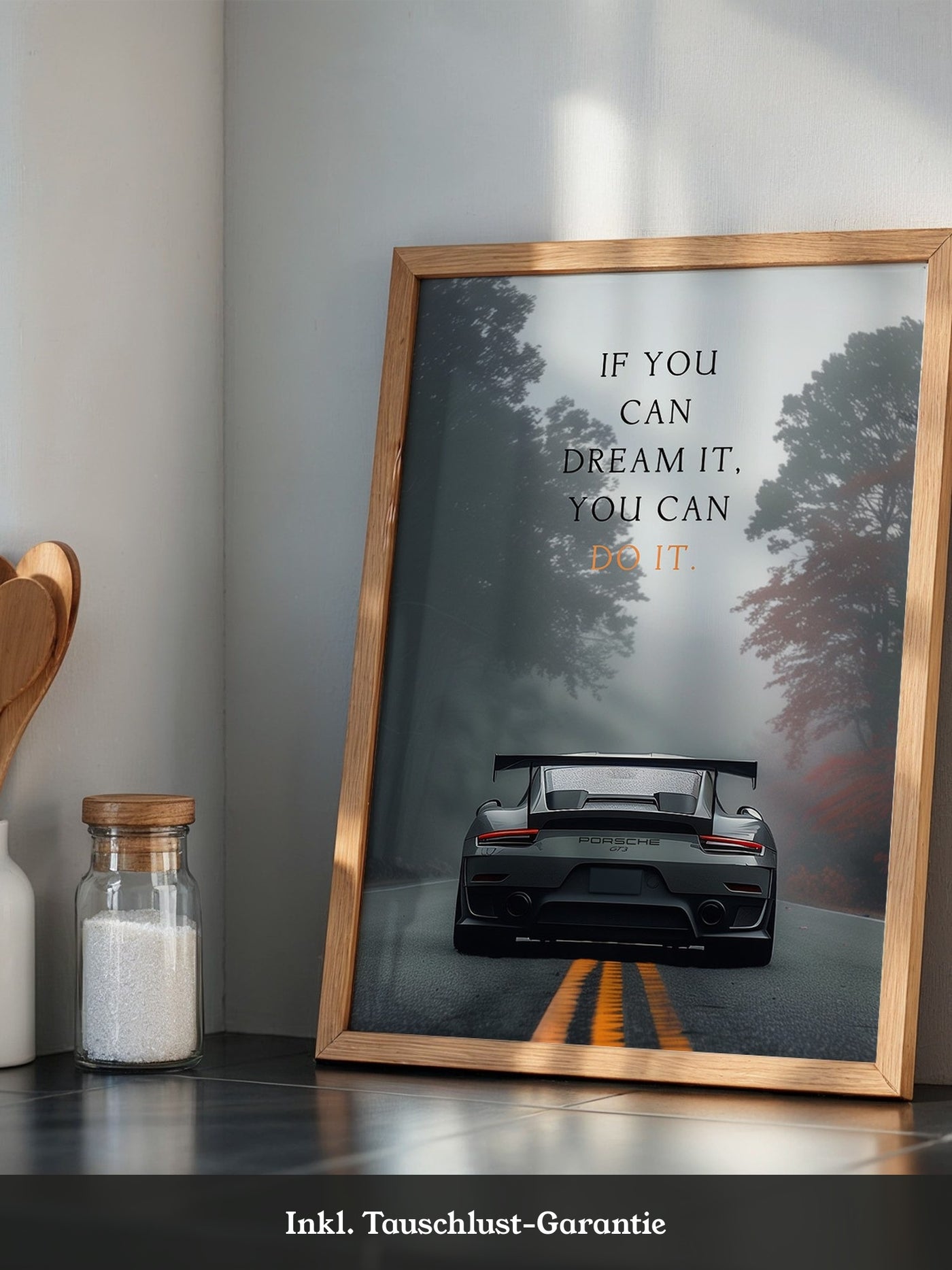 Porsche Nebel Fahrt