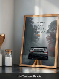 Porsche Nebel Fahrt