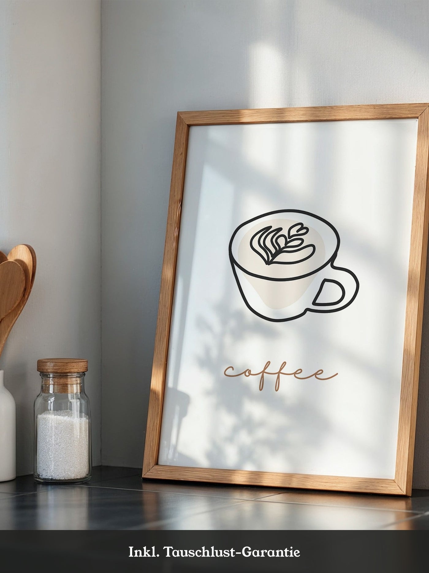 Cappuccino Tasse Minimalistisch