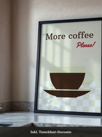Kaffeetasse Text Retro-Design