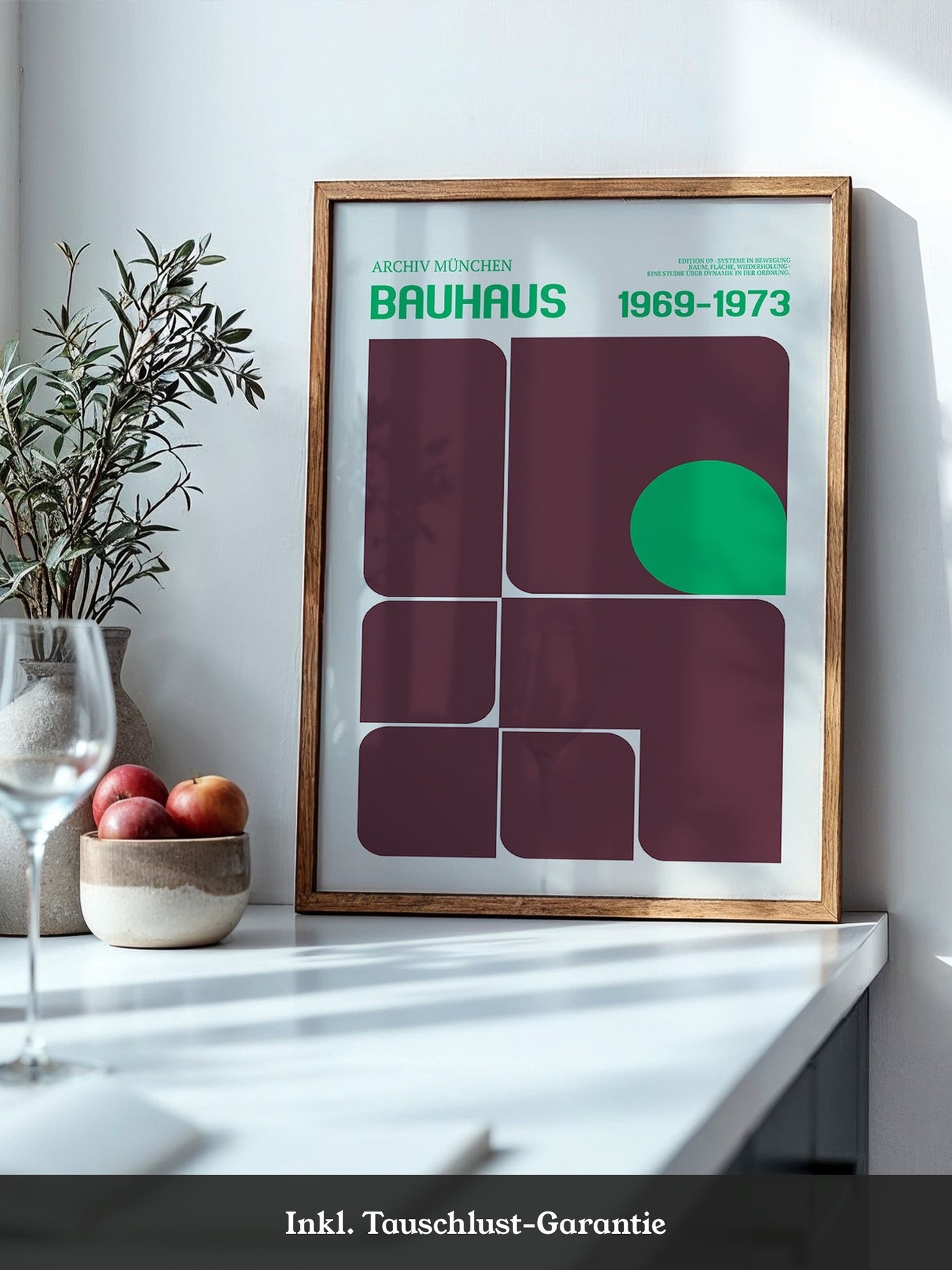 Bauhaus Grafik Retro Farben