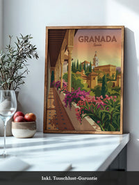 Granada Architektur Sonnenuntergang