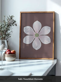 Blume Rosa Minimalistisch