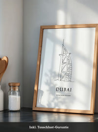 Burj Al Arab Strichzeichnung