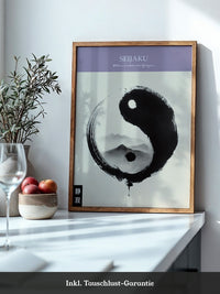 Yin Yang Berge Tintenmalerei