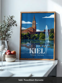 Kiel Rathaus Seeansicht