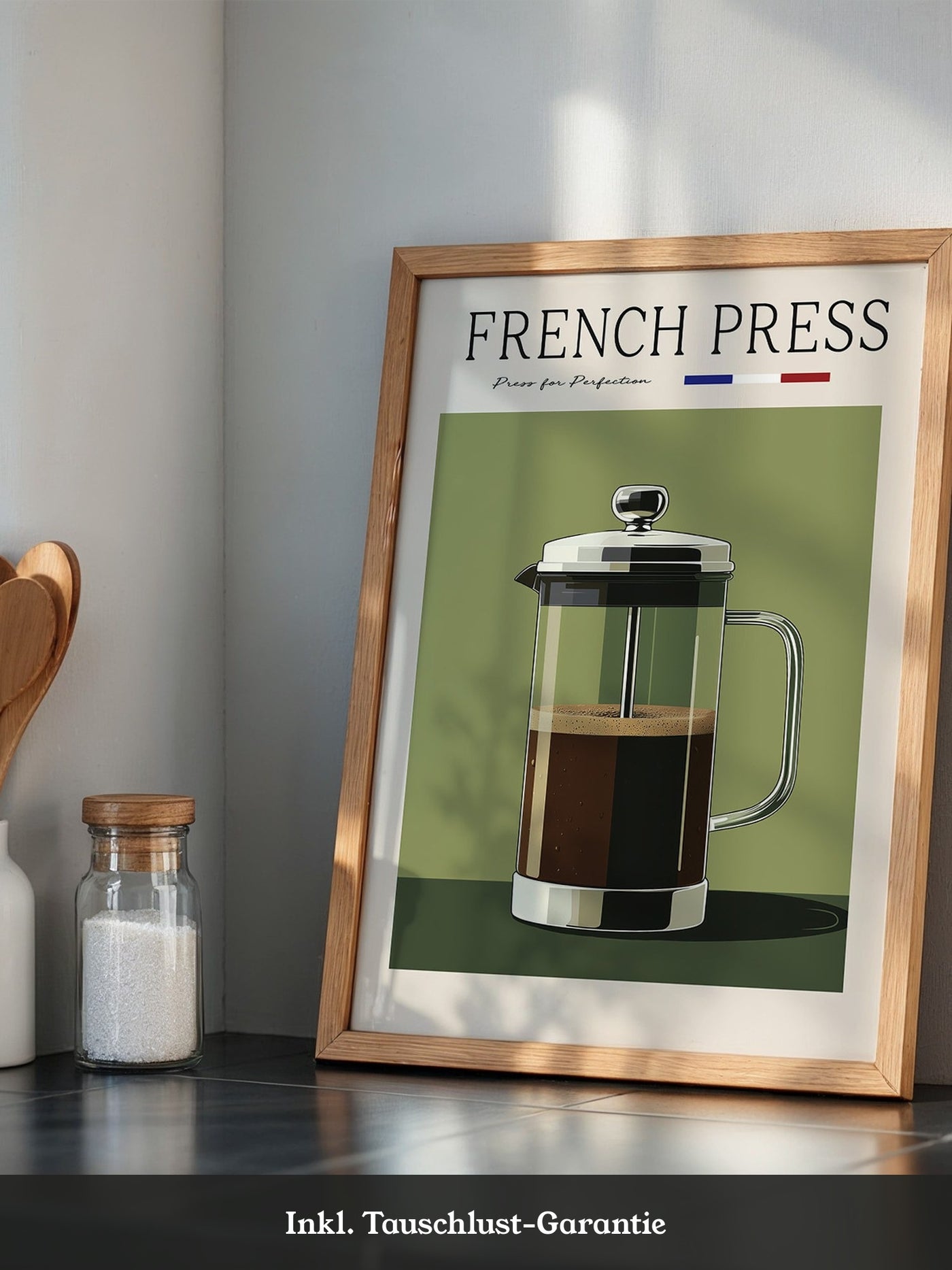 French Press Retro Design