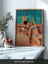 Strand Sommer Illustration Entspannung