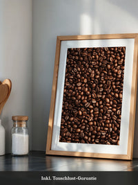 Kaffeebohnen Textur Braun