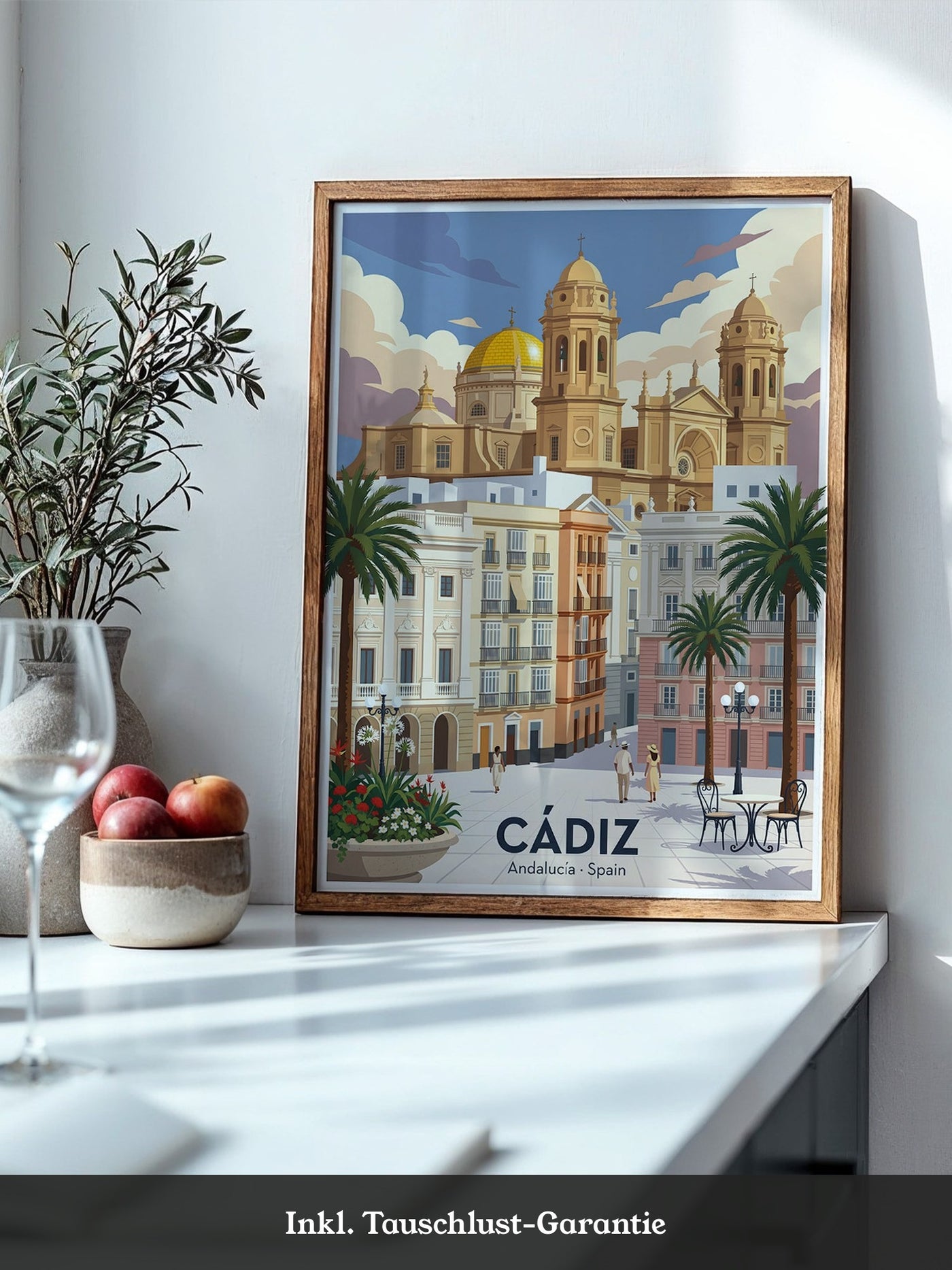 Cádiz Kathedrale Pastellfarben