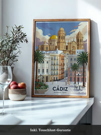 Cádiz Kathedrale Pastellfarben