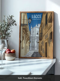 Lecce Barocco Gasse Illustration