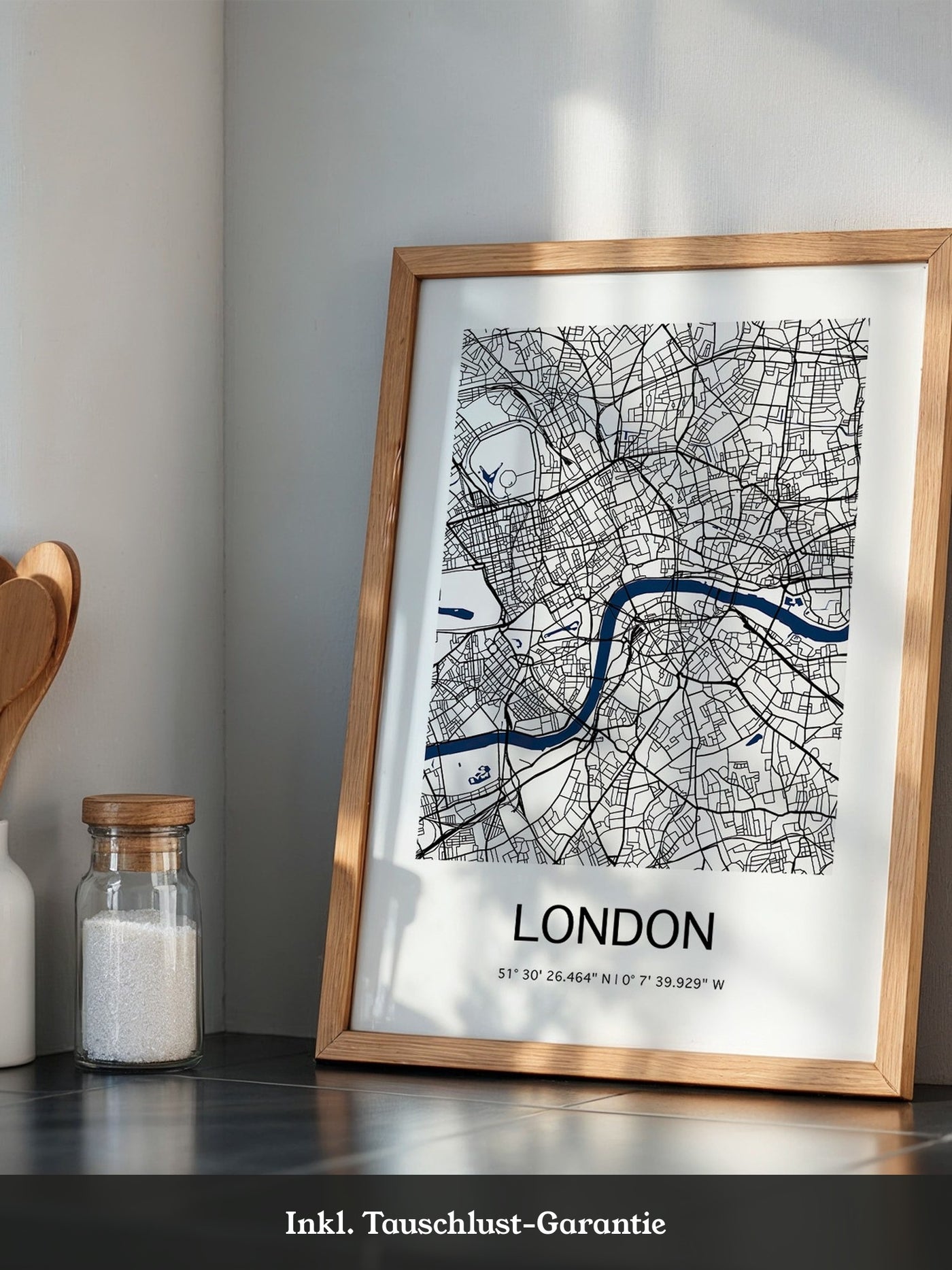 London Karte minimalistisch