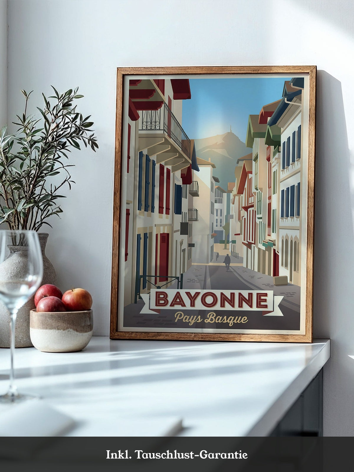 Bayonne Stadtansicht Retro-Charme