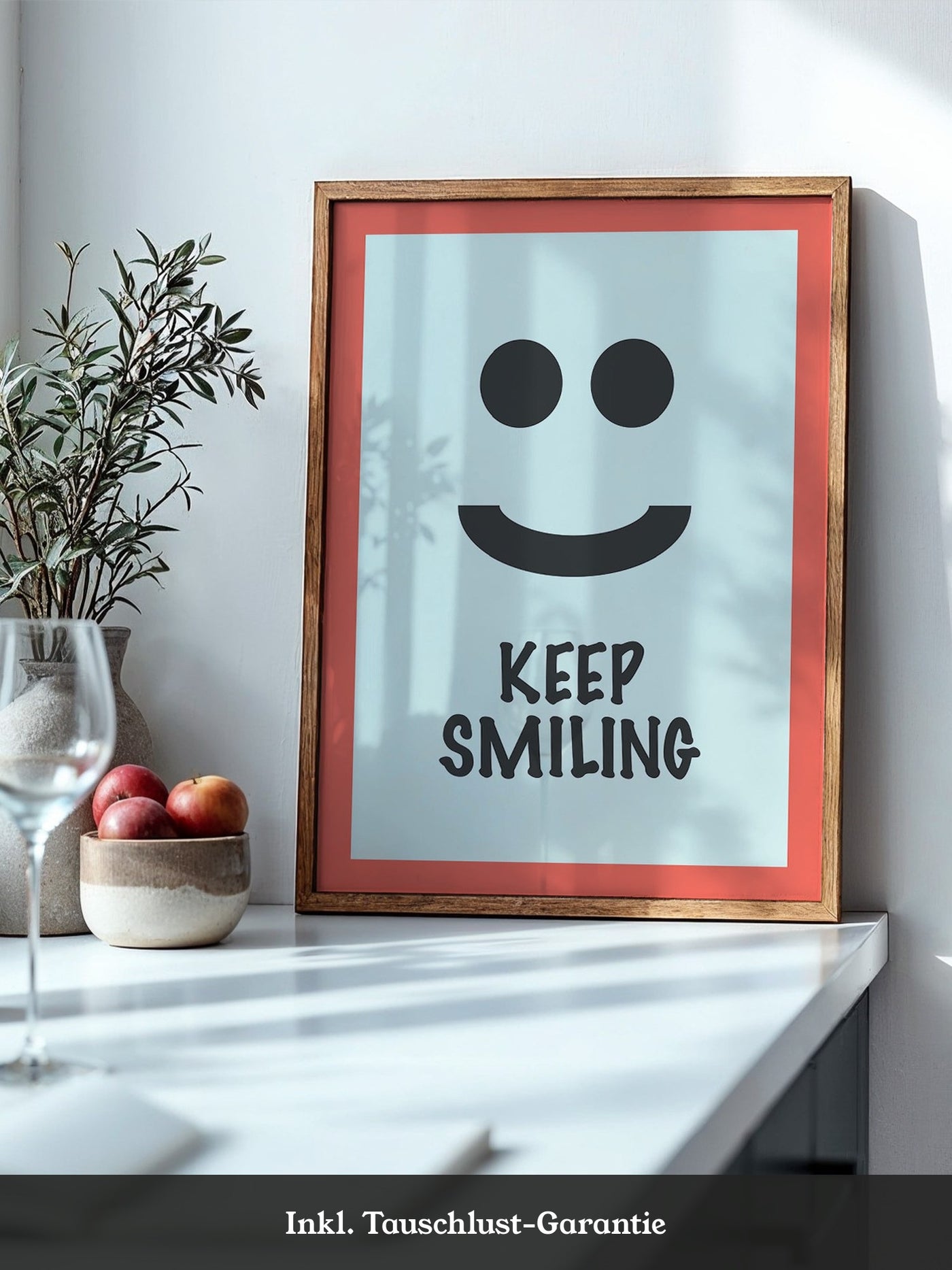 Smiley Gesicht minimalistisch