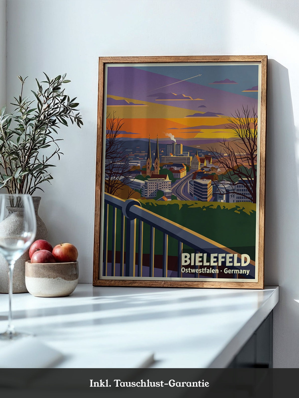 Bielefeld Skyline Sonnenuntergang