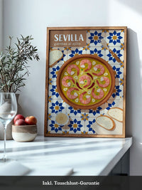 Sevilla Gambas Illustration