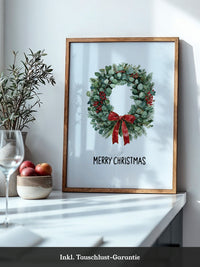 Weihnachtskranz Rot Grün