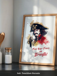 Piratenkapitän Aquarell Flair