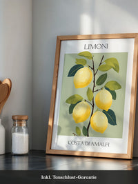 Zitronenbaum Amalfi Illustration