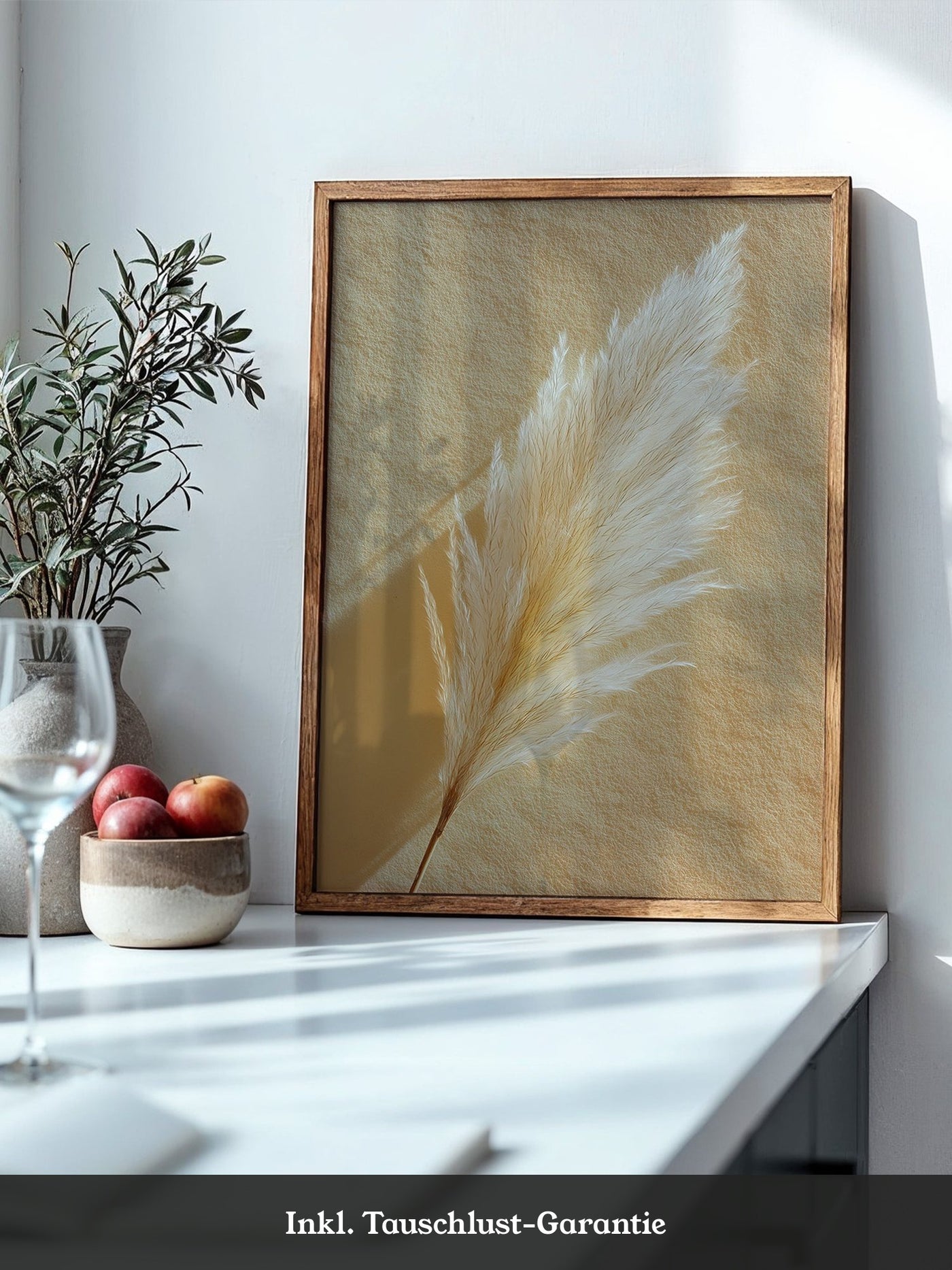 Pampasgras Beige Textur