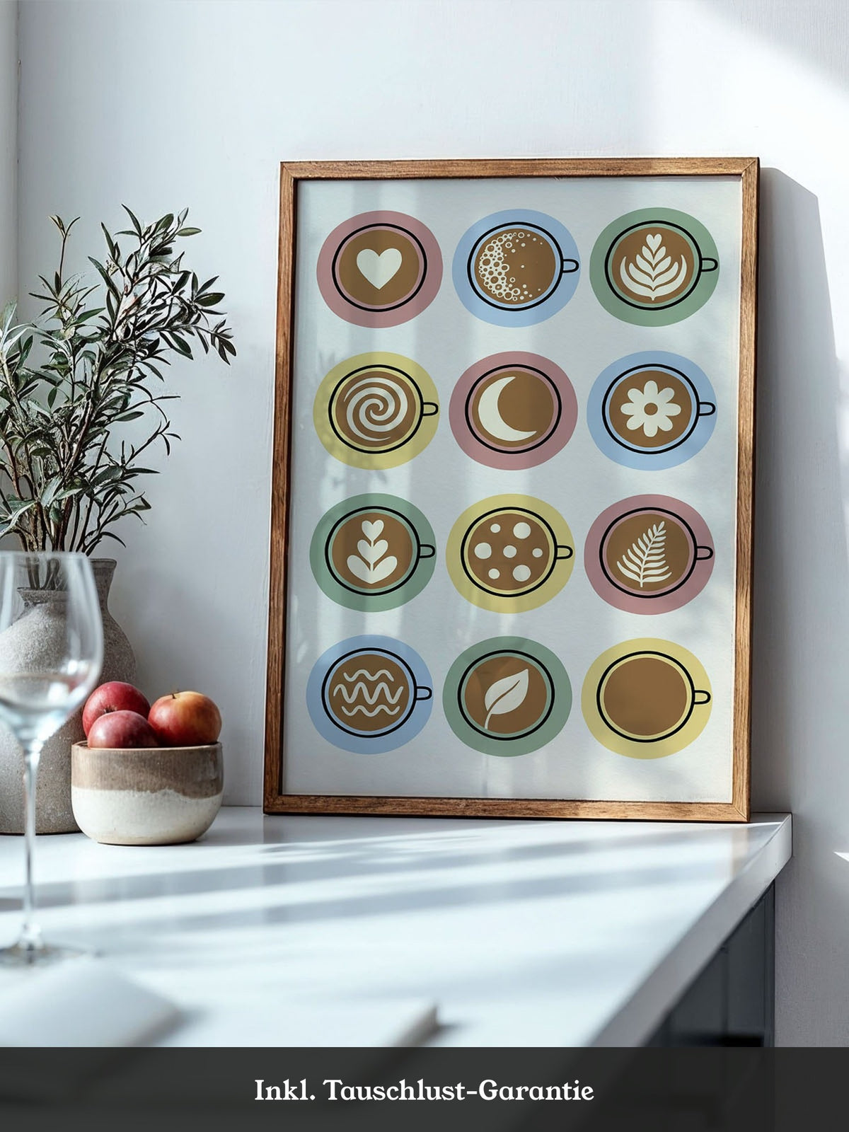 Kaffee Latte Art Poster