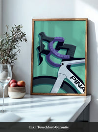 Retro Fahrradlenker Pastellgrün