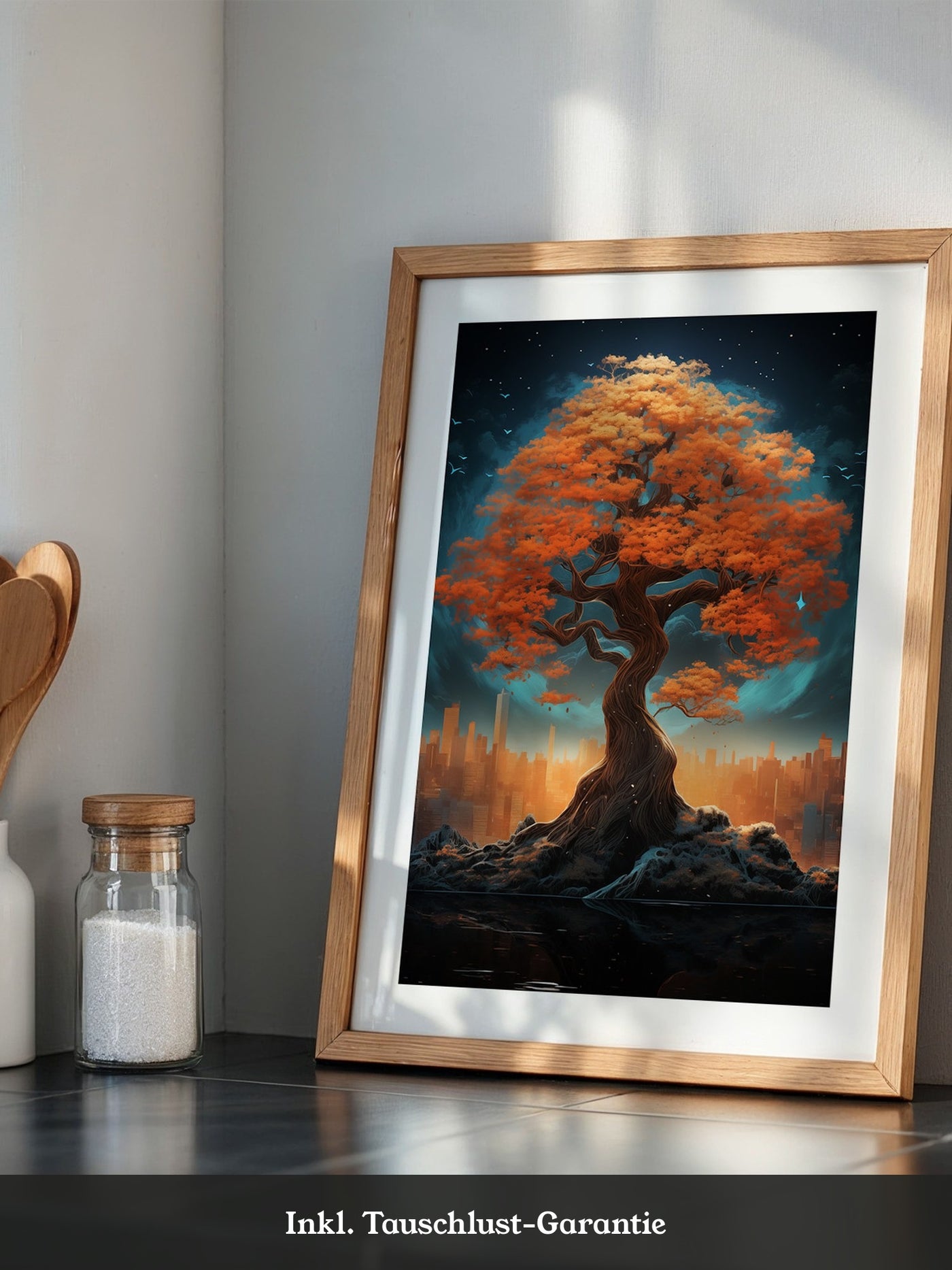 Herbstbaum Fantasie Skyline