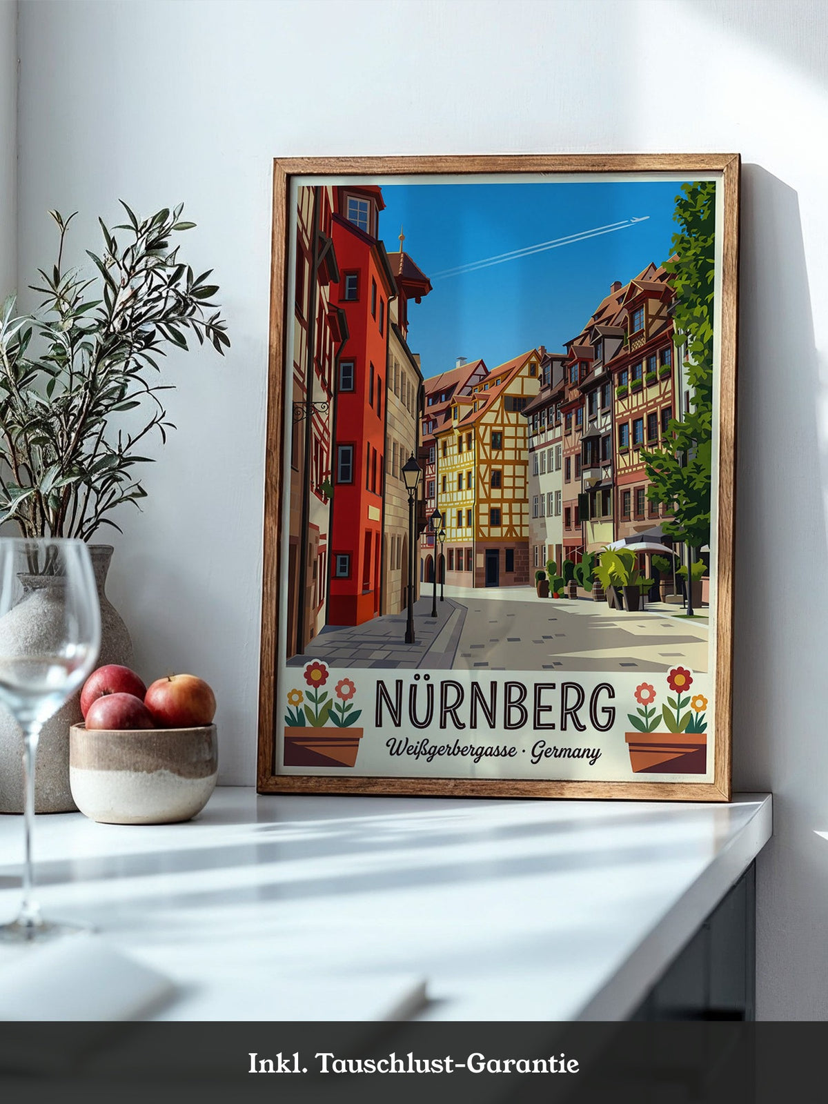 Nürnberg Altstadt Fachwerkhäuser