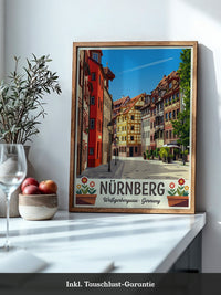 Nürnberg Altstadt Fachwerkhäuser