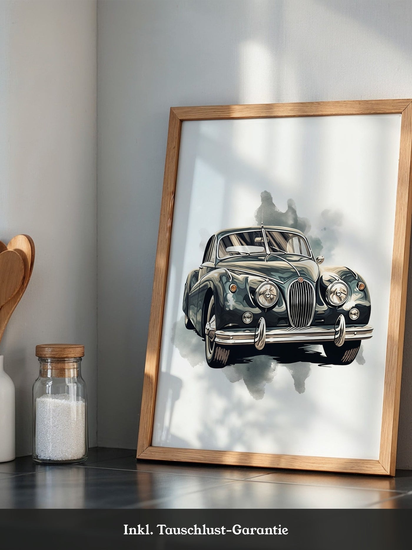 Klassischer Oldtimer Aquarellstil