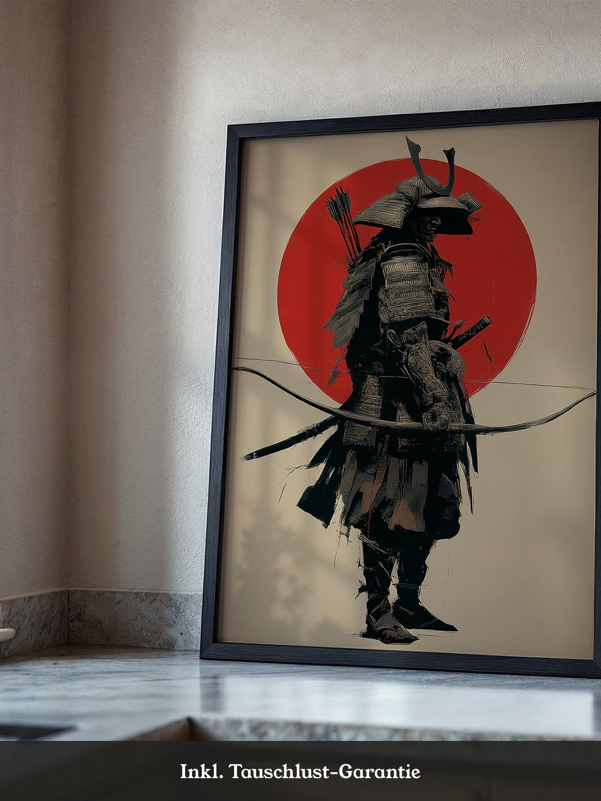 Samurai Rüstung Rot Japanisch