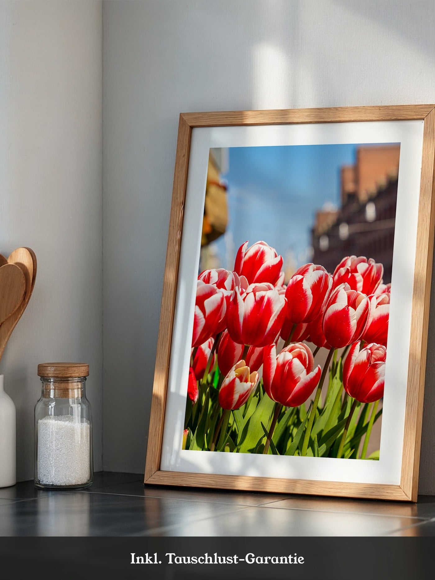 Tulpen frühlingshaft Straße