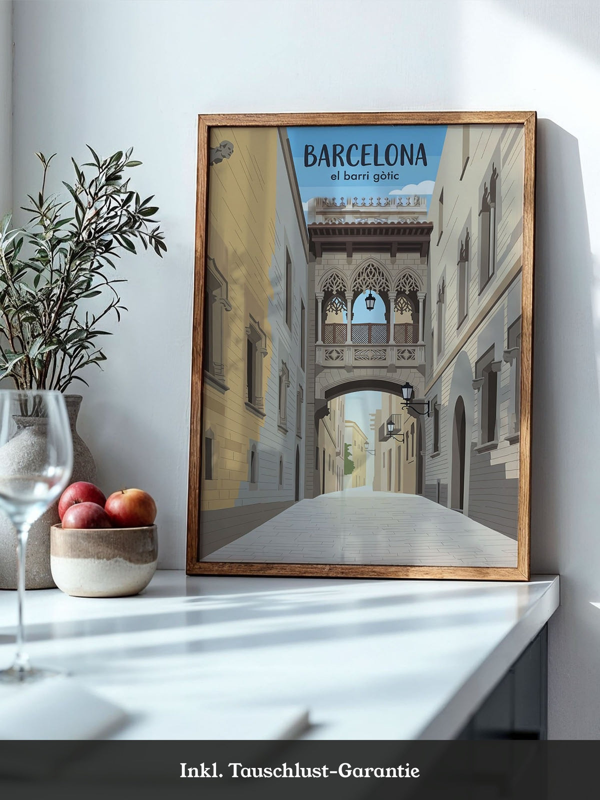 Barcelona Gasse Gotik