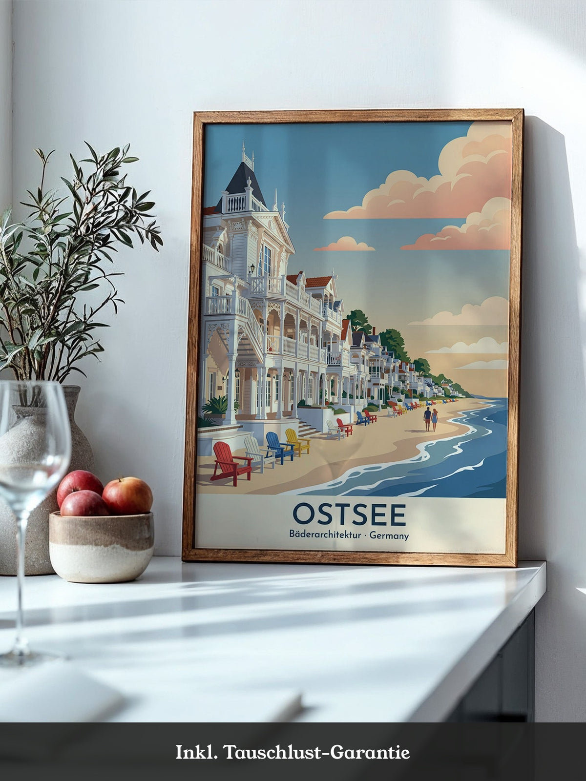Ostsee Bäderarchitektur Sonnenuntergang