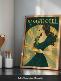 Spaghetti Genuss Retro-Design