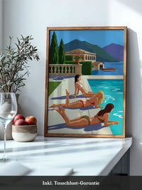 Dolce Vita Strand Illustration