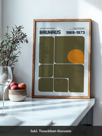 Bauhaus Geometrie Retro Rechtecke