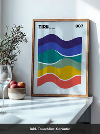 Wellen Regenbogenfarben
