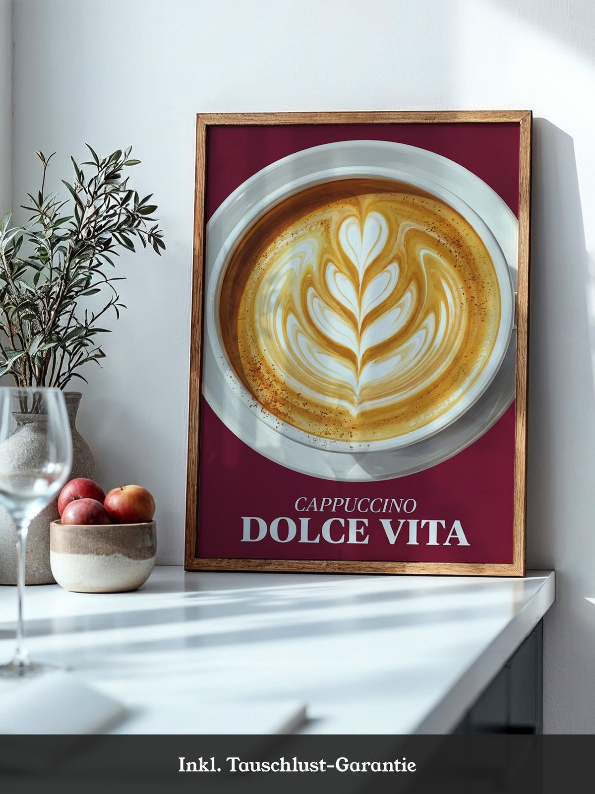 Cappuccino Latte Art Herz