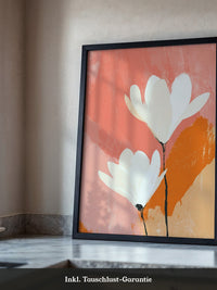 Blüten Rosa Orange Abstrakt