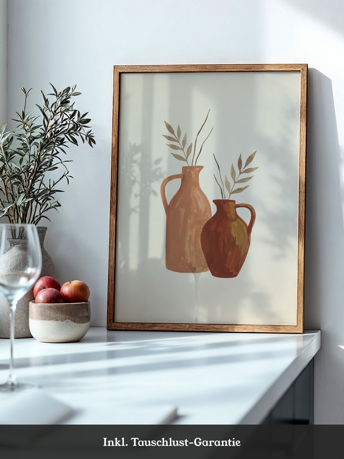 Terrakotta Krüge Minimalistisch