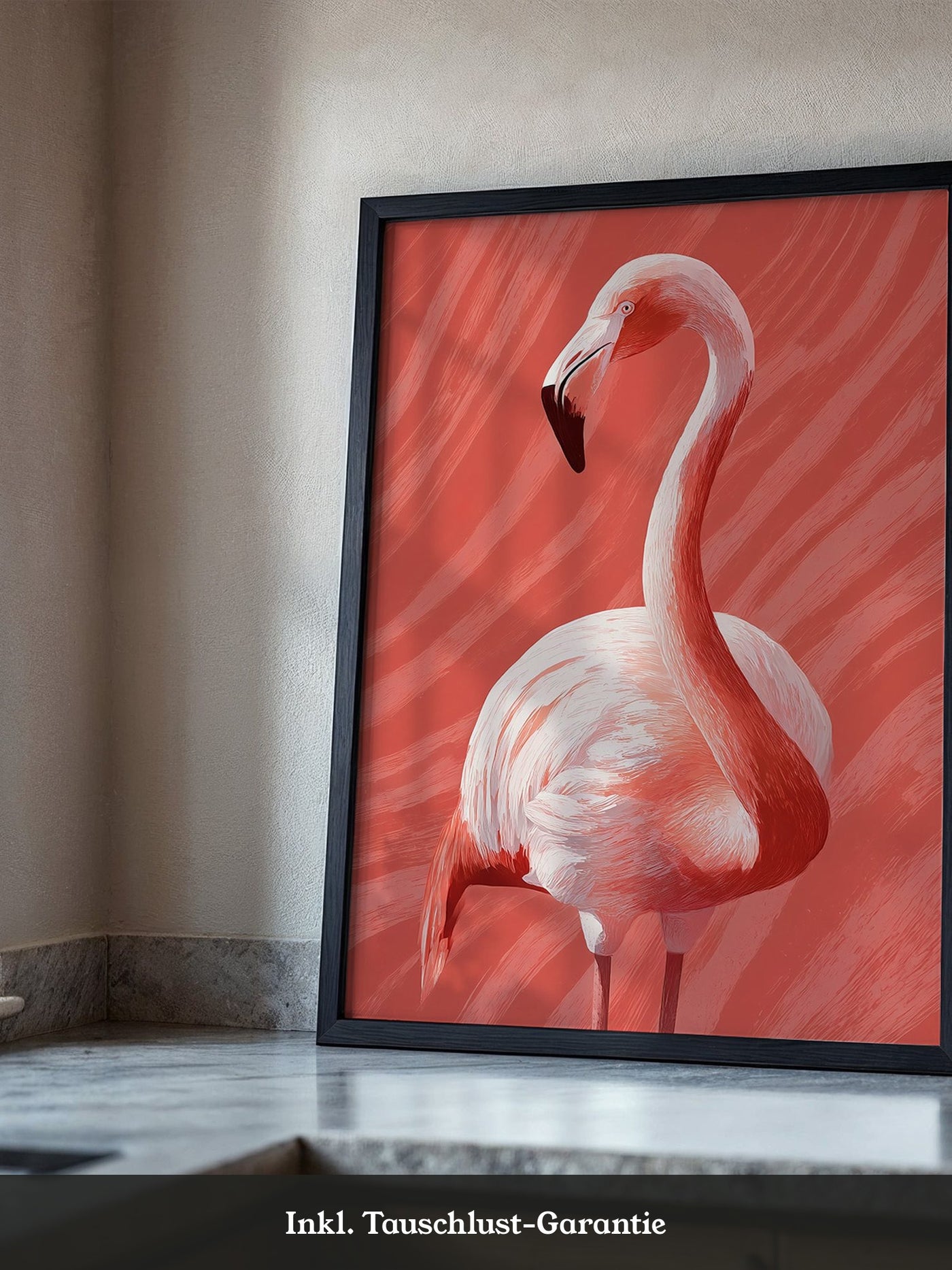 Flamingo Rot Illustration
