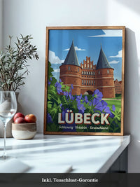 Lübeck Holstentor Vintage