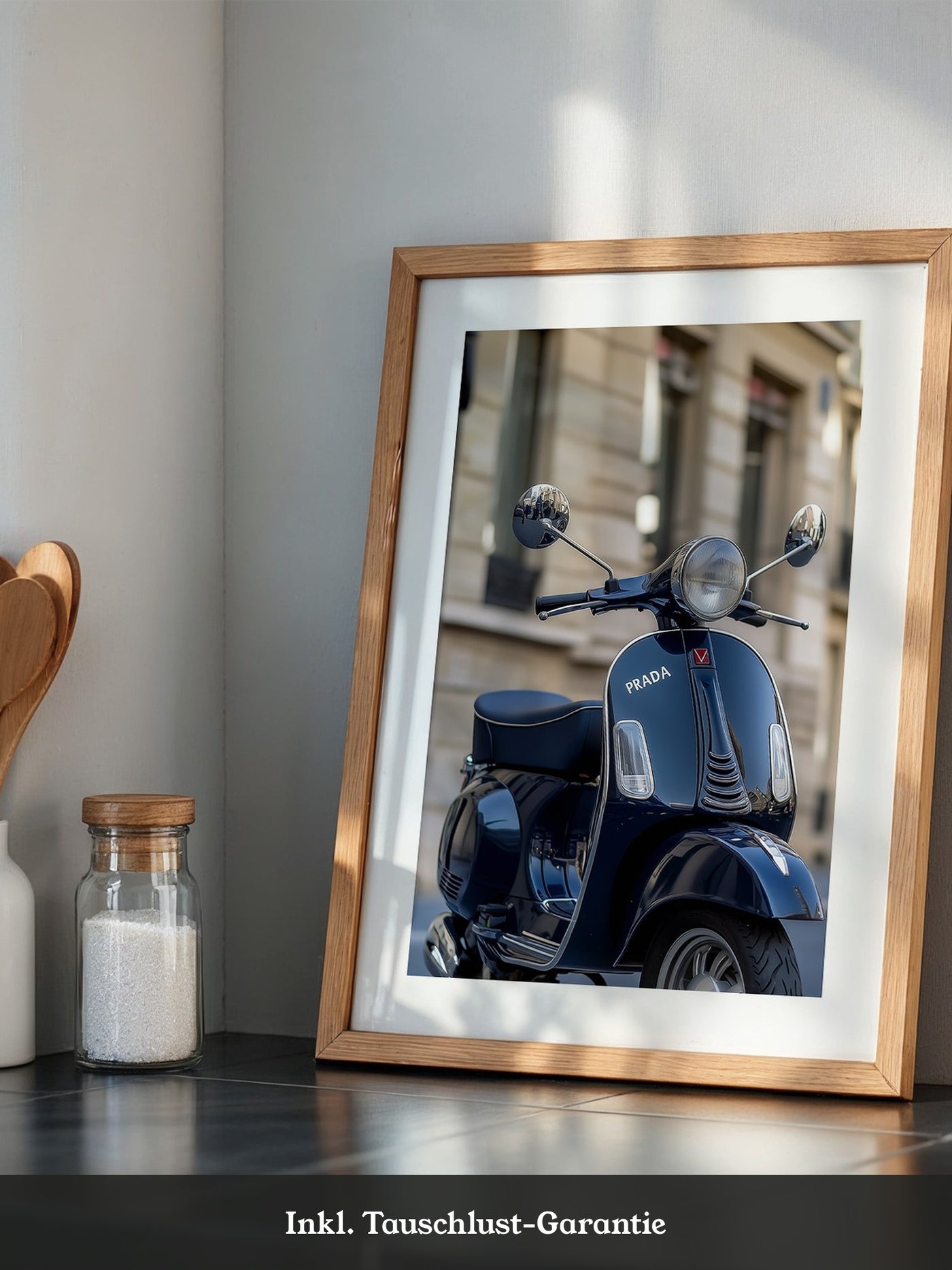 Vespa Retro Blau