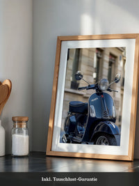 Vespa Retro Blau