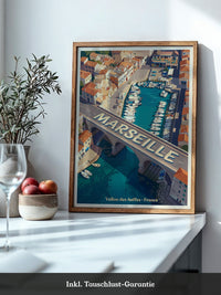 Vallon des Auffes Retro Perspektive