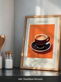 Espressotasse Orange Retro
